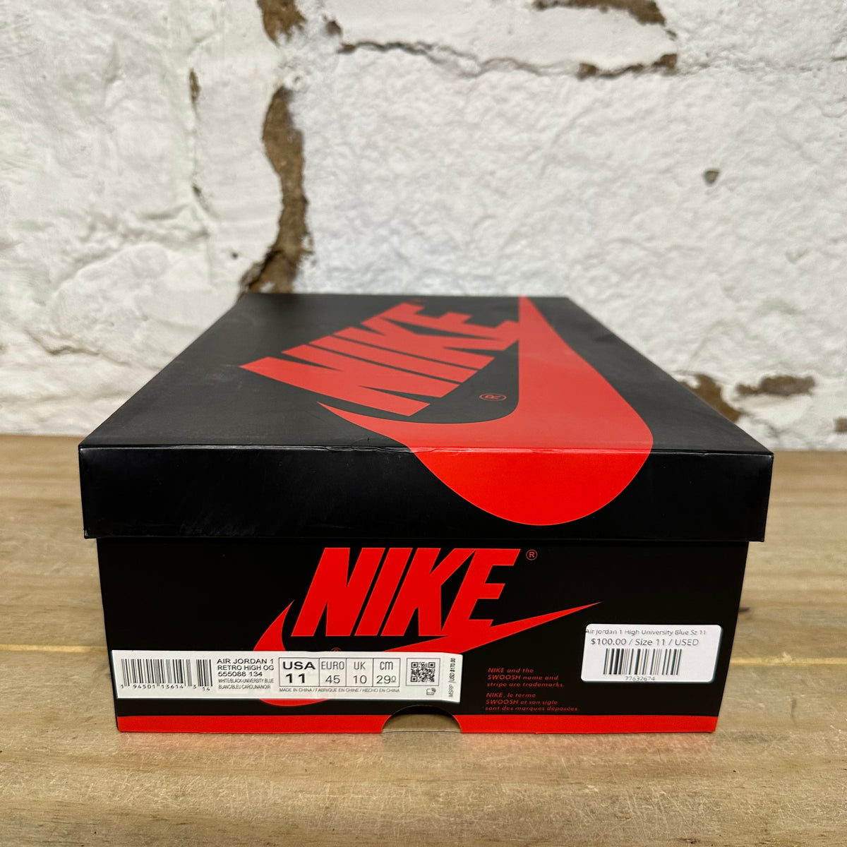 Air Jordan 1 High University Blue Sz 11