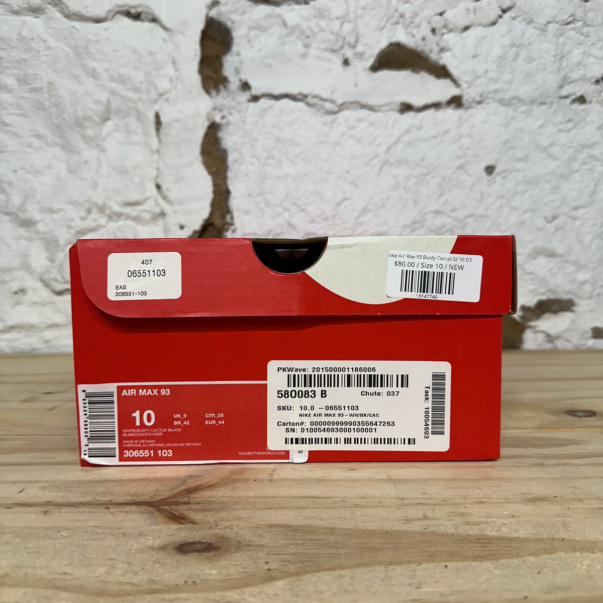 Nike Air Max 93 Dusty Cactus Sz 10 DS