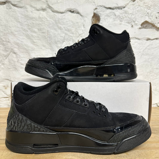Air Jordan 3 Black Cat Sz 10.5