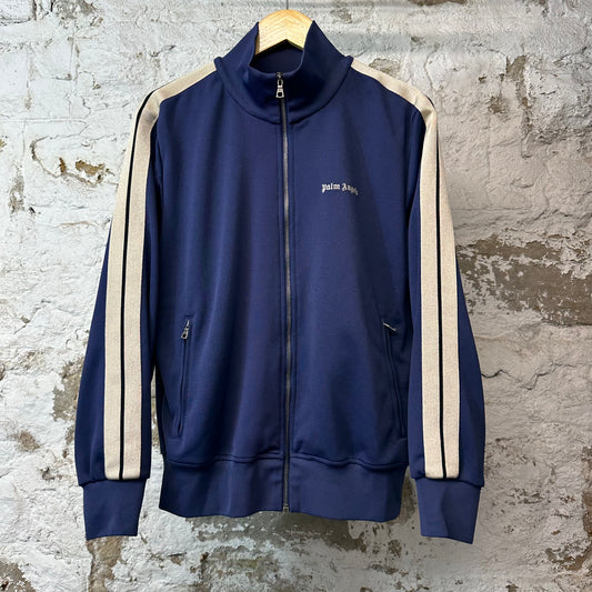 Palm Angels Navy Biege Track Jacket Sz L