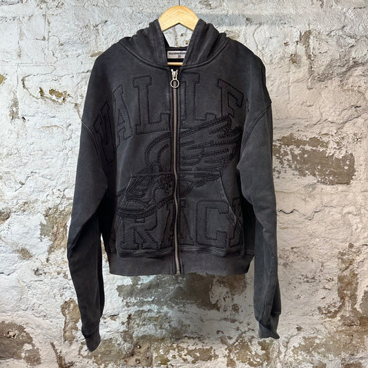 Vale Track Zip Up Hoodie Black Sz L