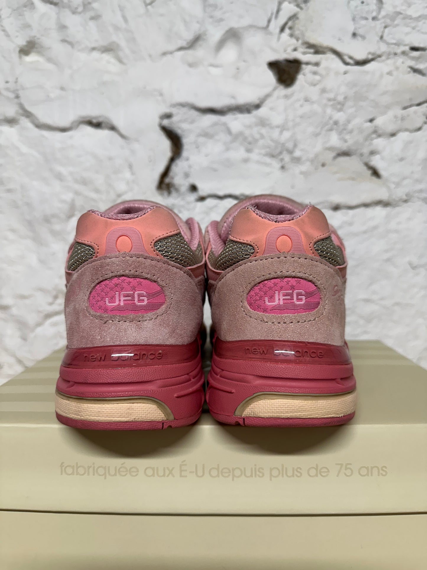 New Balance 993 JFG Powder Pink Sz 8
