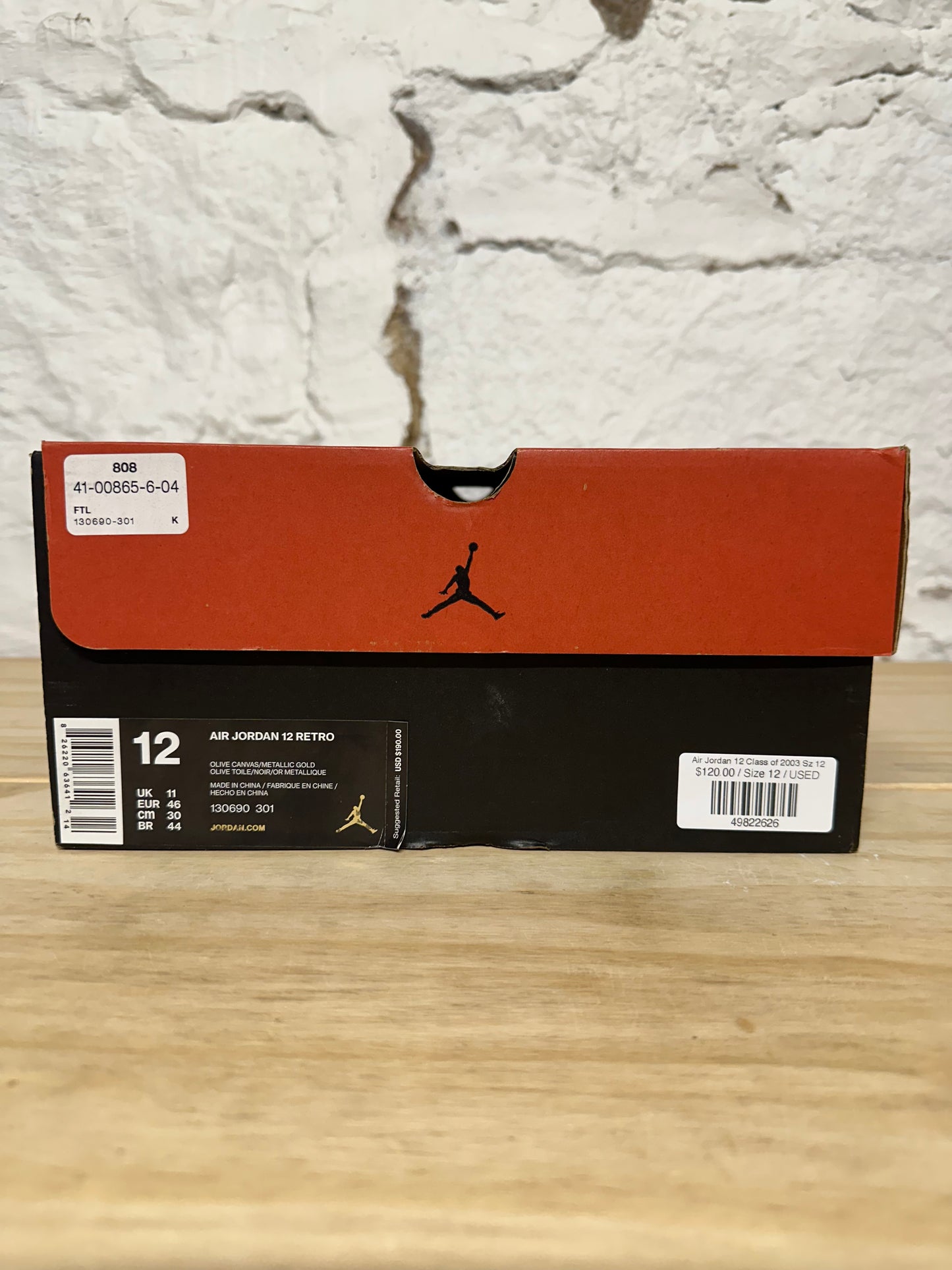 Air Jordan 12 Chris Paul Class of 2003 Sz 12