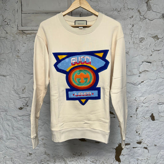 Gucci Loved Flying Saucer Crewneck Sz M