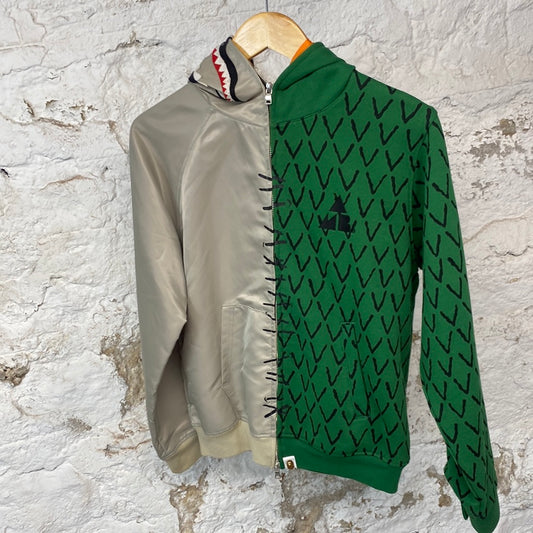 Bape Alligator Shark Hoodie Sz S