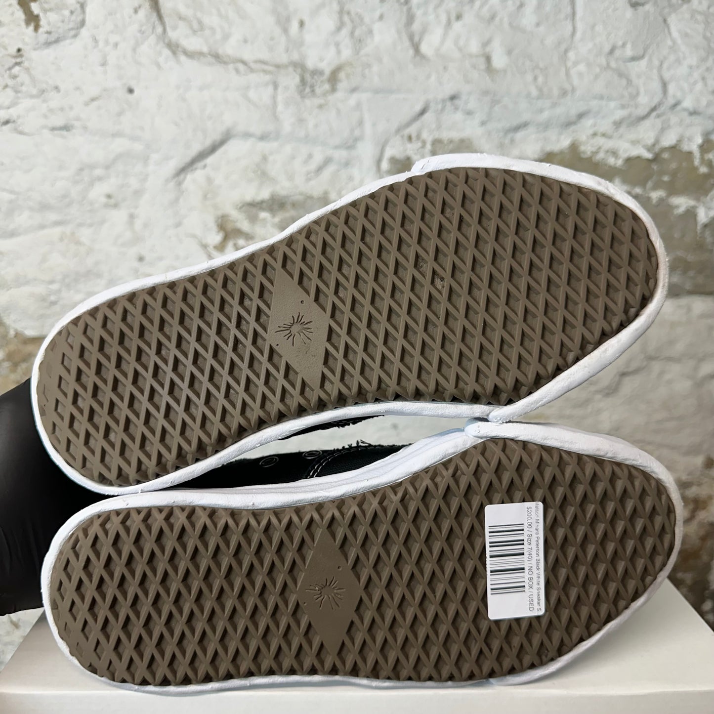 Maison Mihara Peterson Black White Sneaker Sz 7 (40)