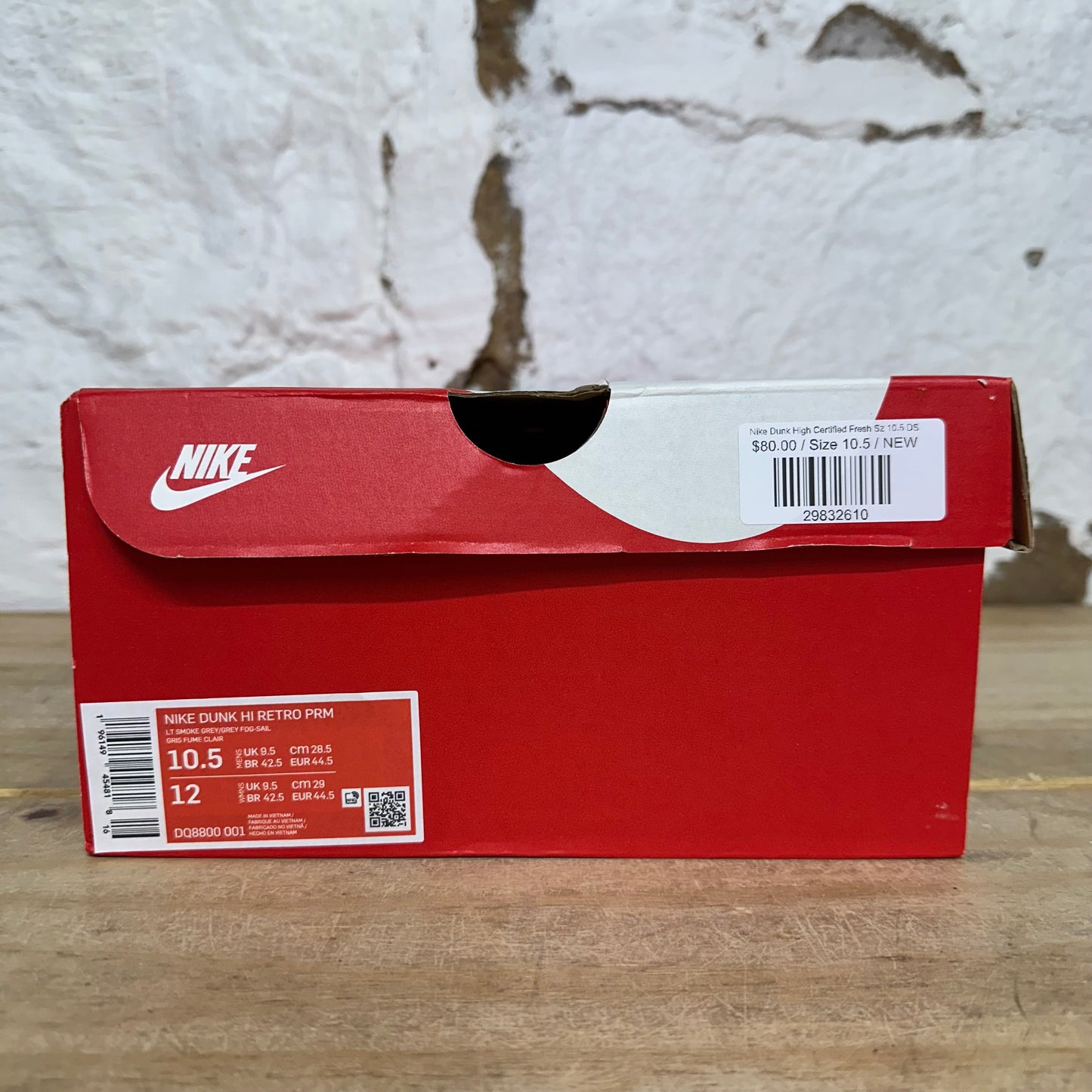 Nike Dunk High Certified Fresh Sz 10.5 DS