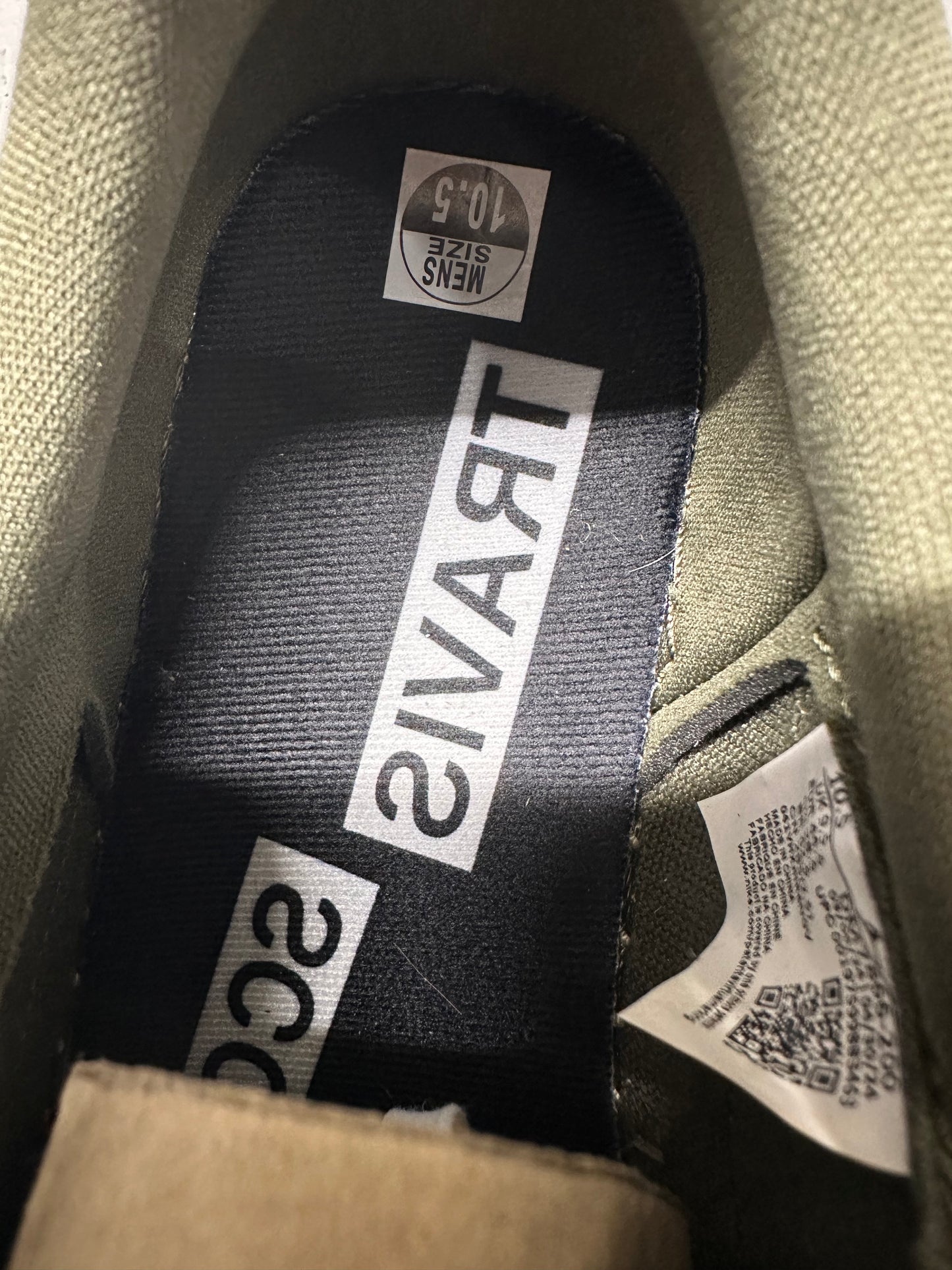 Air Jordan 1 Low Travis Scott Medium Olive Sz 10.5 DS