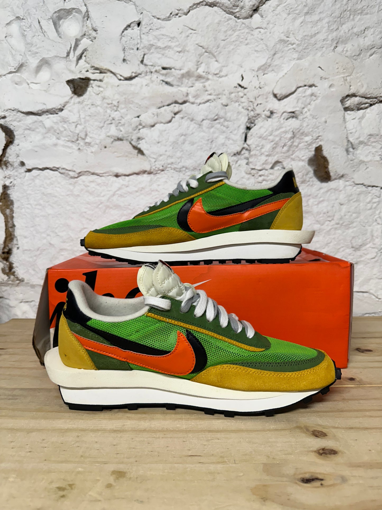 Nike LD Waffle Sacai Racer Green White Sz 10.5