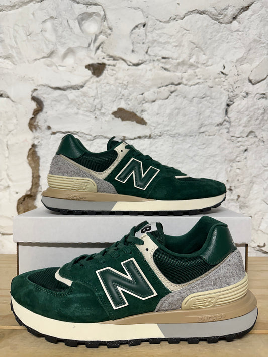 New Balance 574 Green White Sz 11