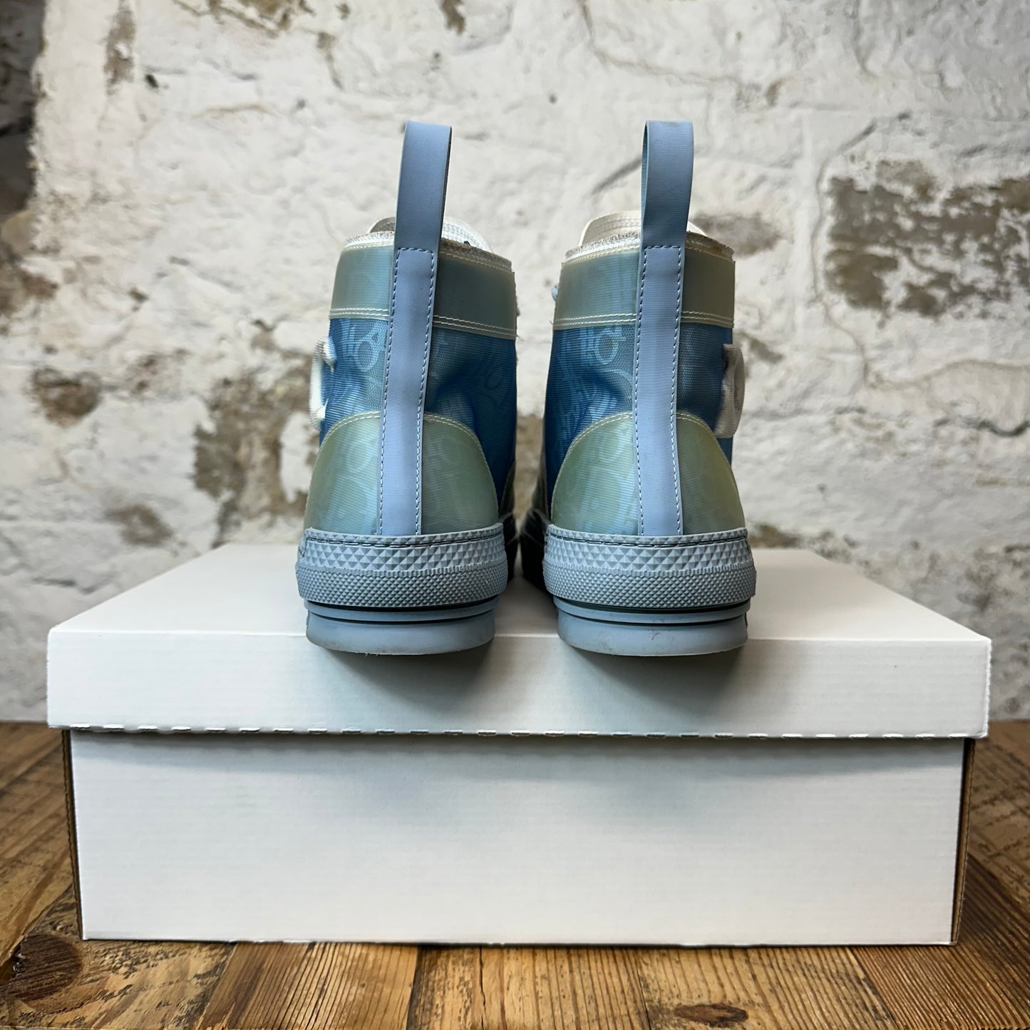 Dior B23 High Oblique Light Blue Sneaker Sz 7 (40)