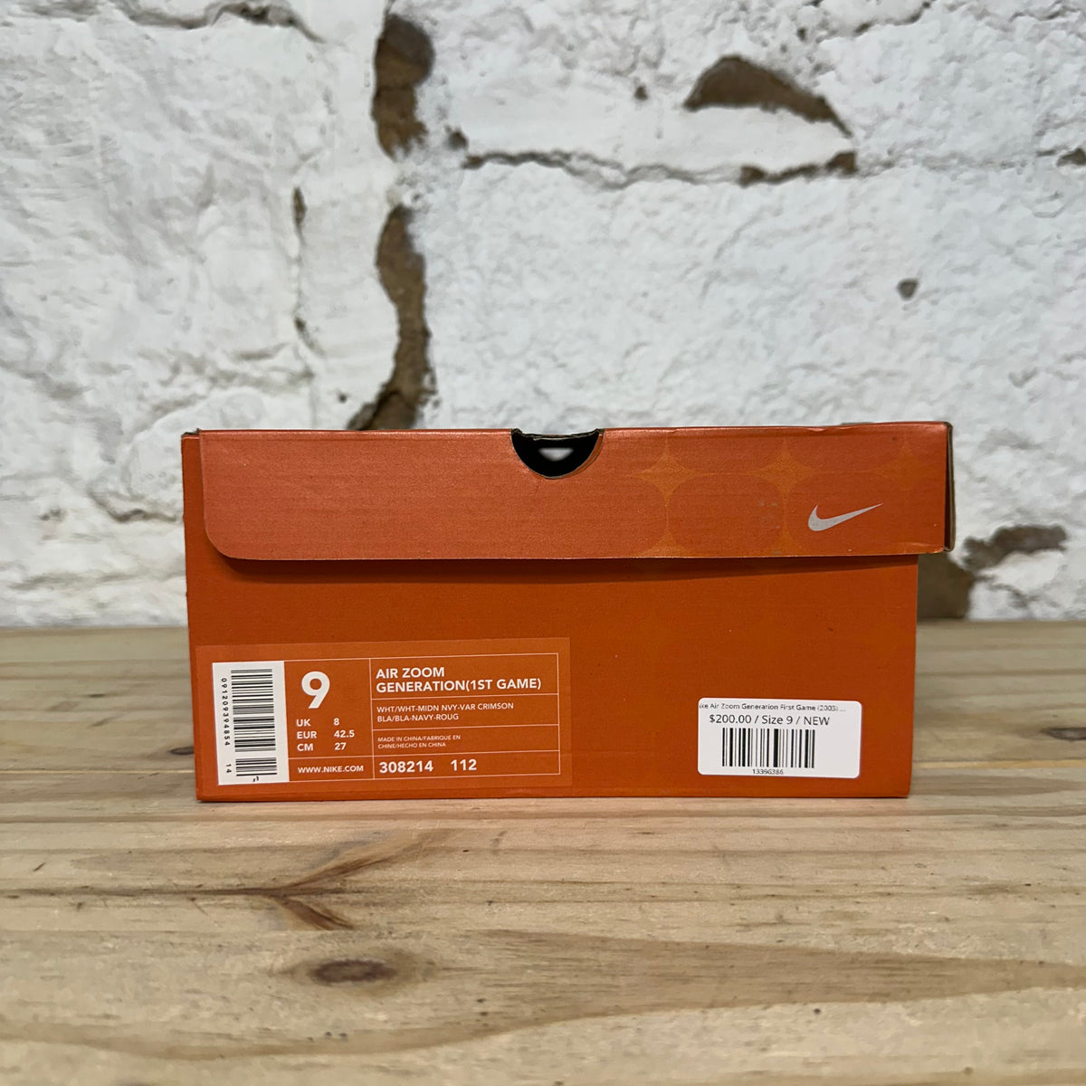 Nike Air Zoom Generation First Game (2003) Sz 9 DS