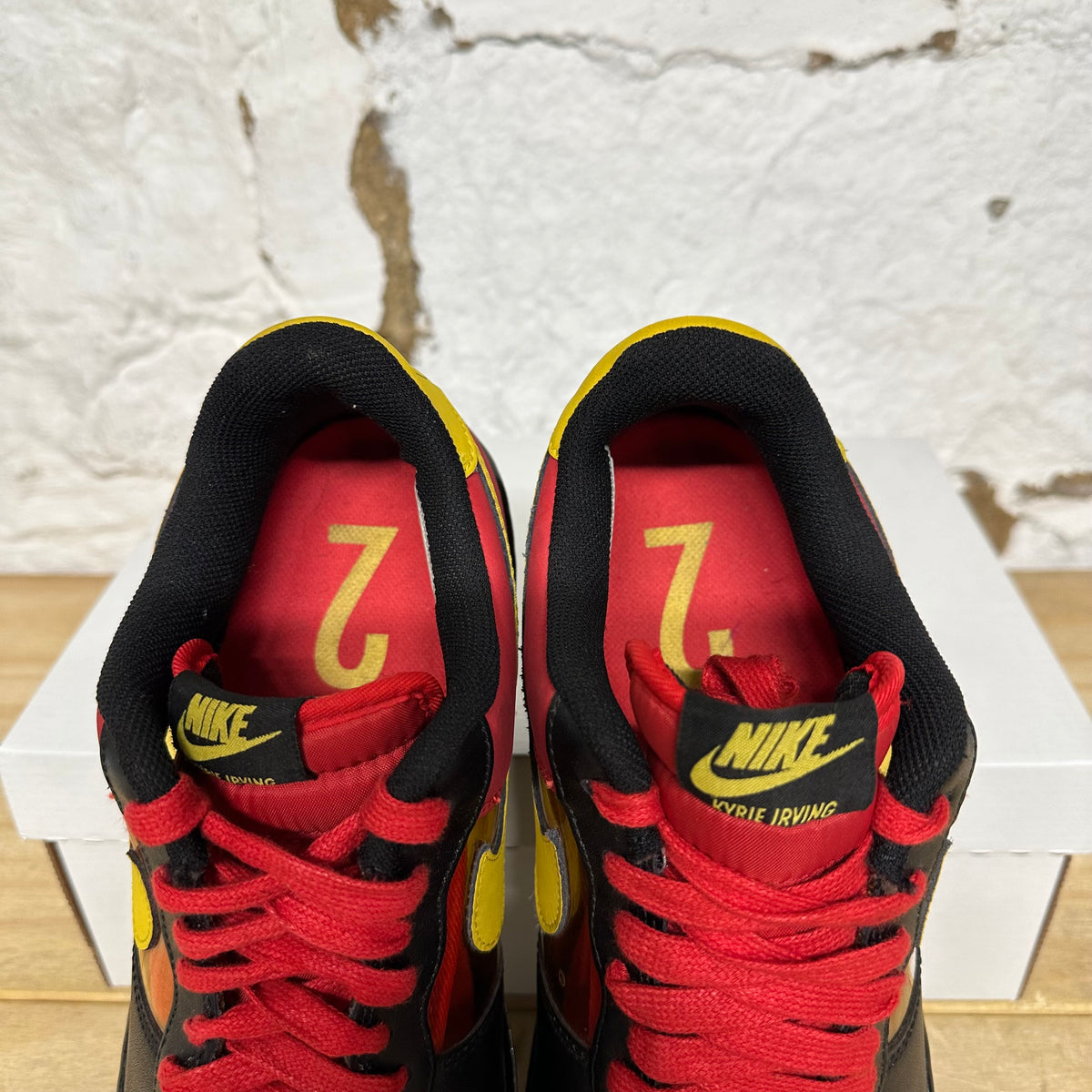 Nike Air Force 1 Low Kyrie Irving Black Red Sz 11