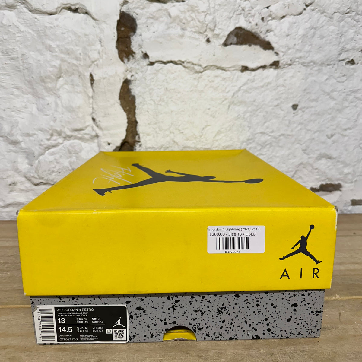 Air Jordan 4 Lightning (2021) Sz 13