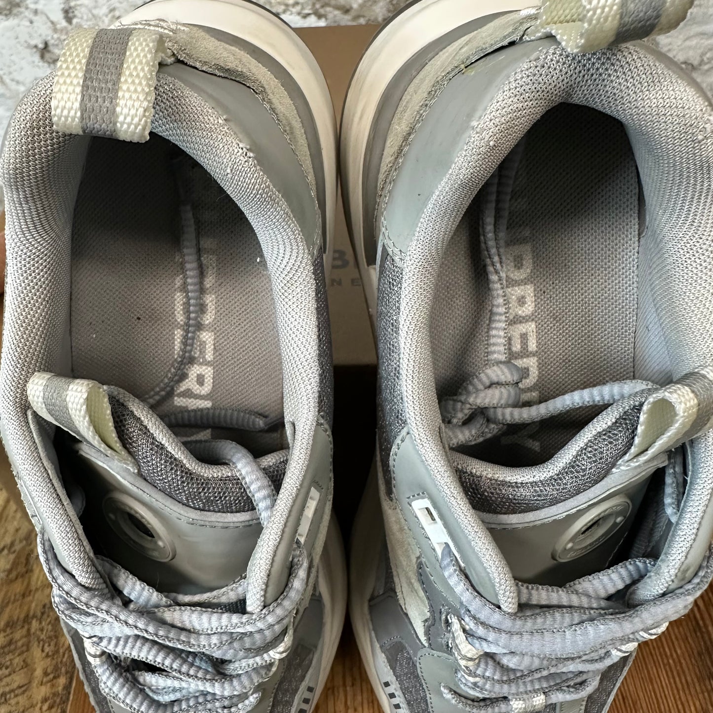 Burberry Jack Triple Grey White Sneaker Sz 11 (44)