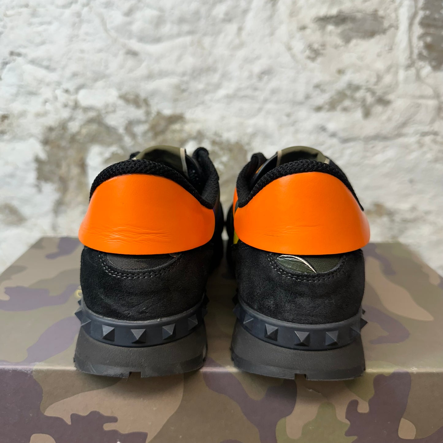 Valentino Multicolor Camo Black Runner Sneaker Sz 6.5 (39)