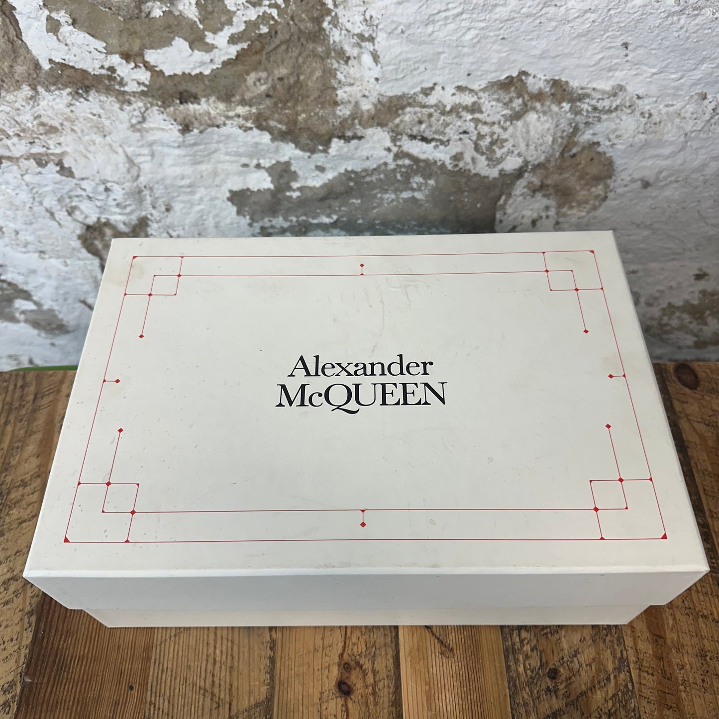 Alexander Mcqueen Blue Gray Suede White Sneaker Sz 12 (45)