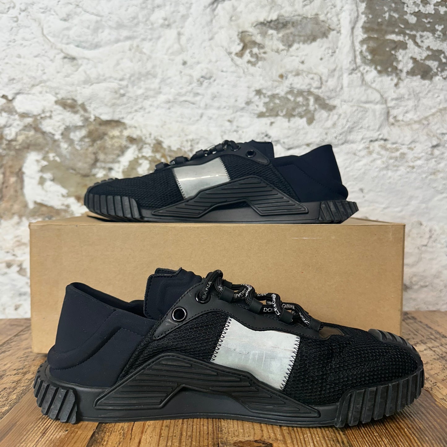 Dolce Gabbana NS1 Triple Black Sneaker Sz 10 (43)
