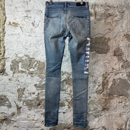 Amiri Blue TGCW Blue Denim Jeans Sz 29