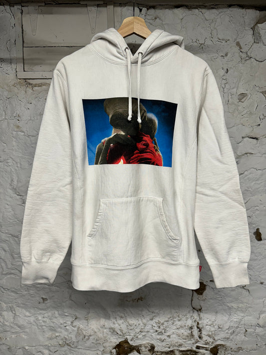 Supreme ET White Hoodie Sz M