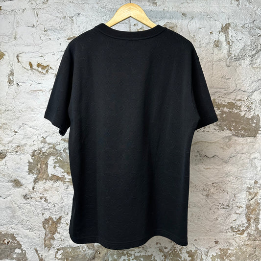 Louis Vuitton Black Monogram Pocket T-shirt Black Sz L