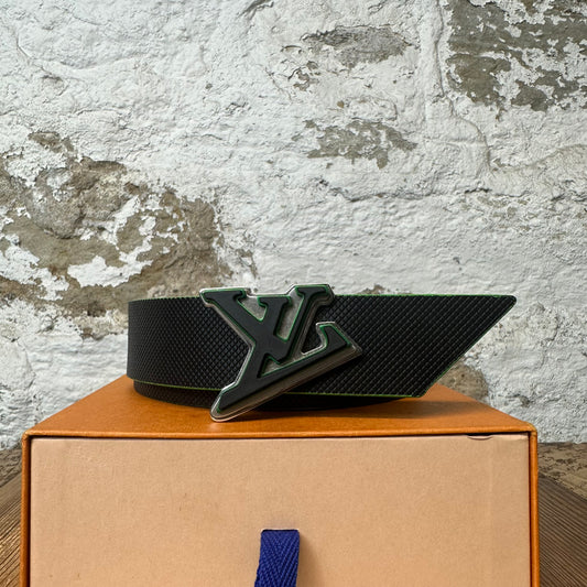 Louis Virgil Tactic Green Black Belt Sz (100/40) W/ Box