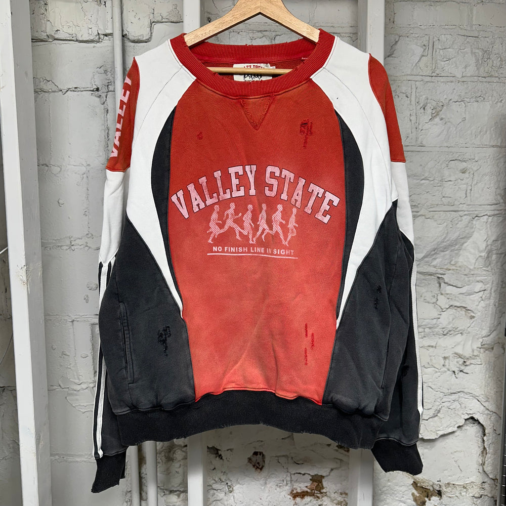 Vale Finish Line Reconctructed Crewneck Sz XXL