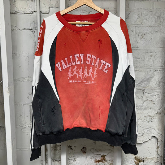 Vale Finish Line Reconctructed Crewneck Sz XXL