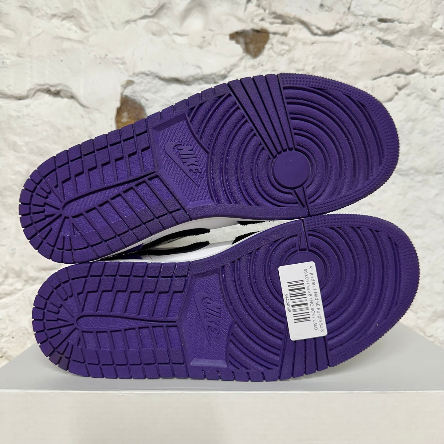 Air Jordan 1 Mid SE Purple Sz 8