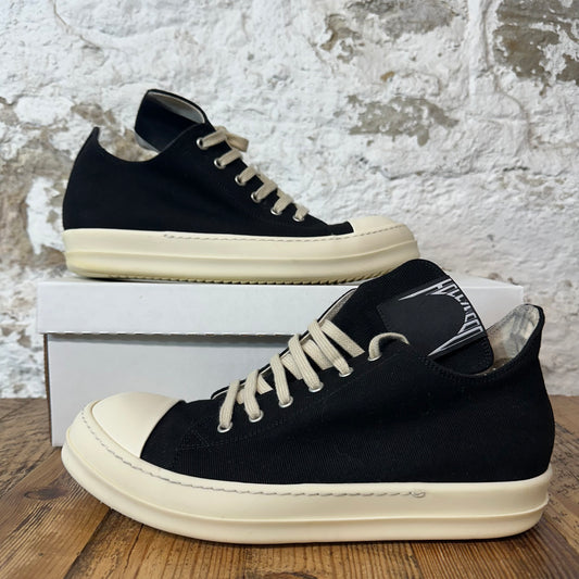 Rick Owens Hollywood Black Milk Sneaker Sz 9.5 (42.5)