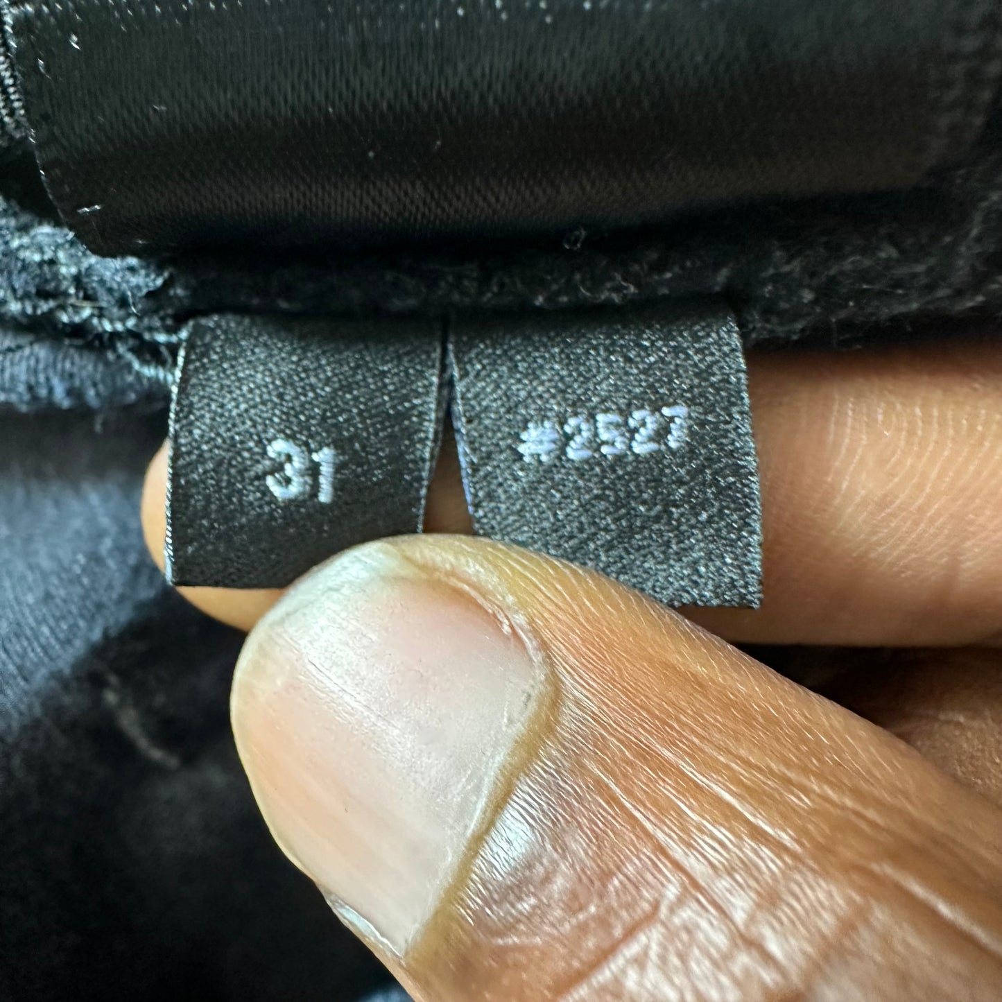Amiri MX1 Cracked Blue Black Denim Jeans Sz 31