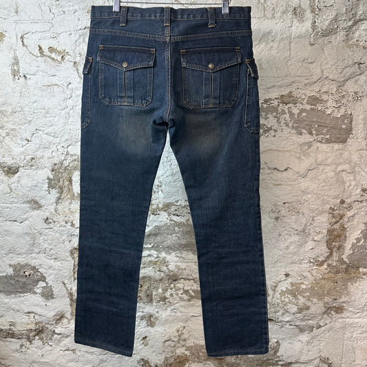 Undercover Pocket Blue Jeans Sz XL (33W)
