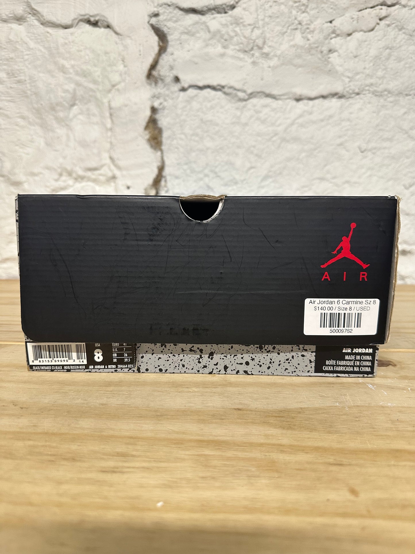 Air Jordan 6 Carmine Sz 8