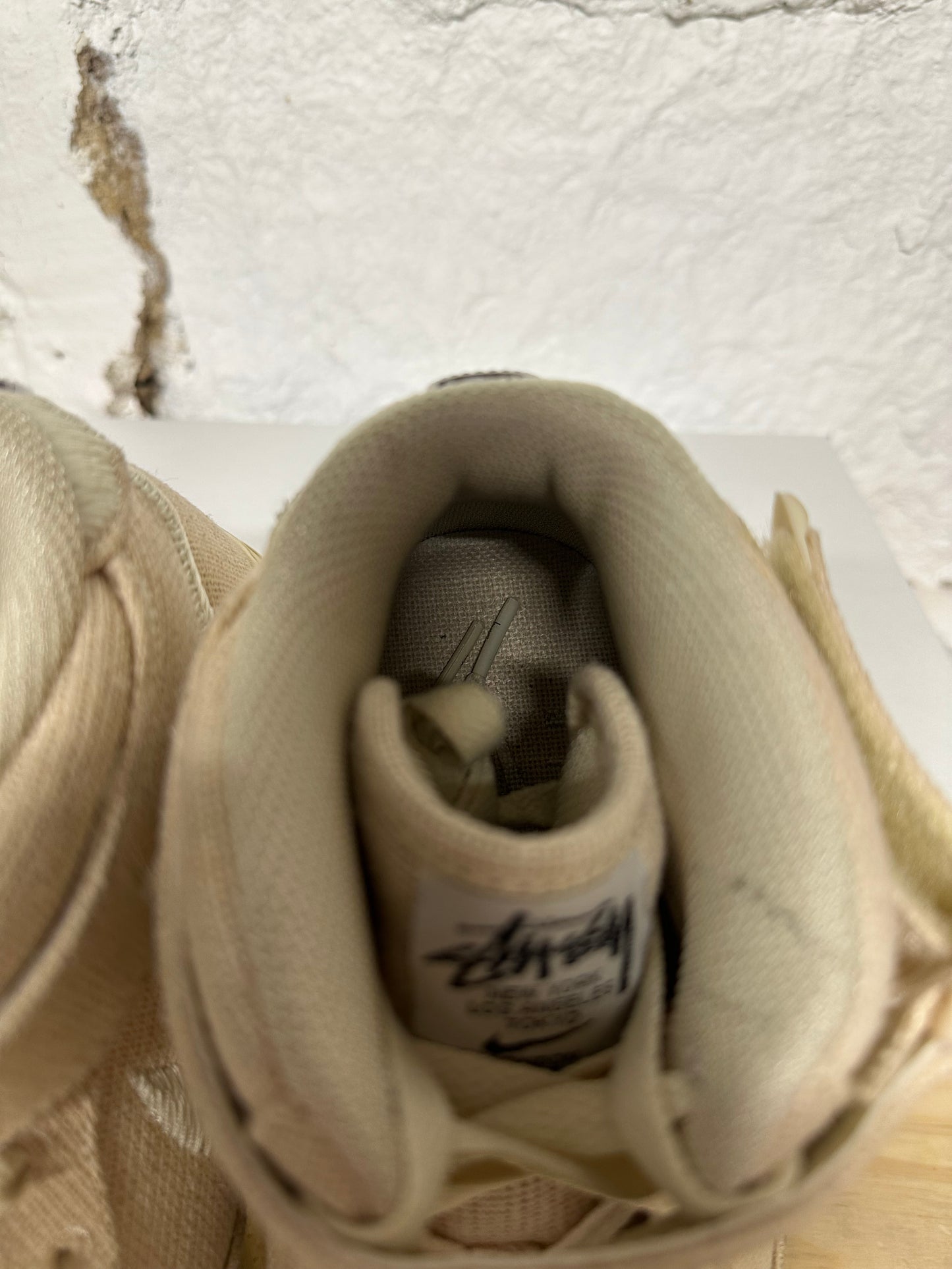 Nike Air Force 1 Mid Stussy Fossil Sz 9.5