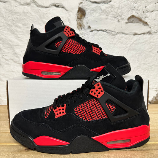 Air Jordan 4 Red Thunder Sz 10.5