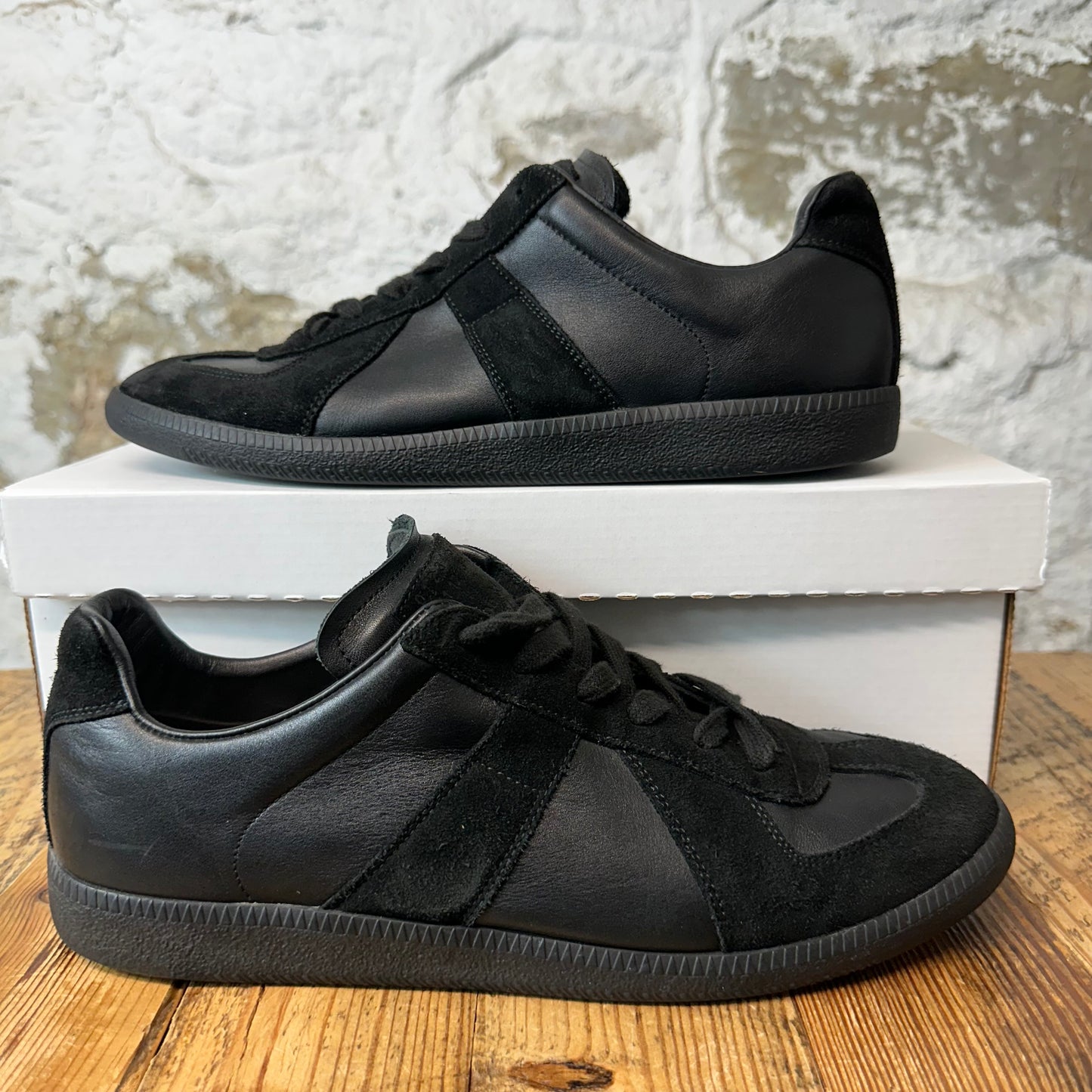 Maison Margiela Replica Triple Black Sneaker Sz 10 (43)