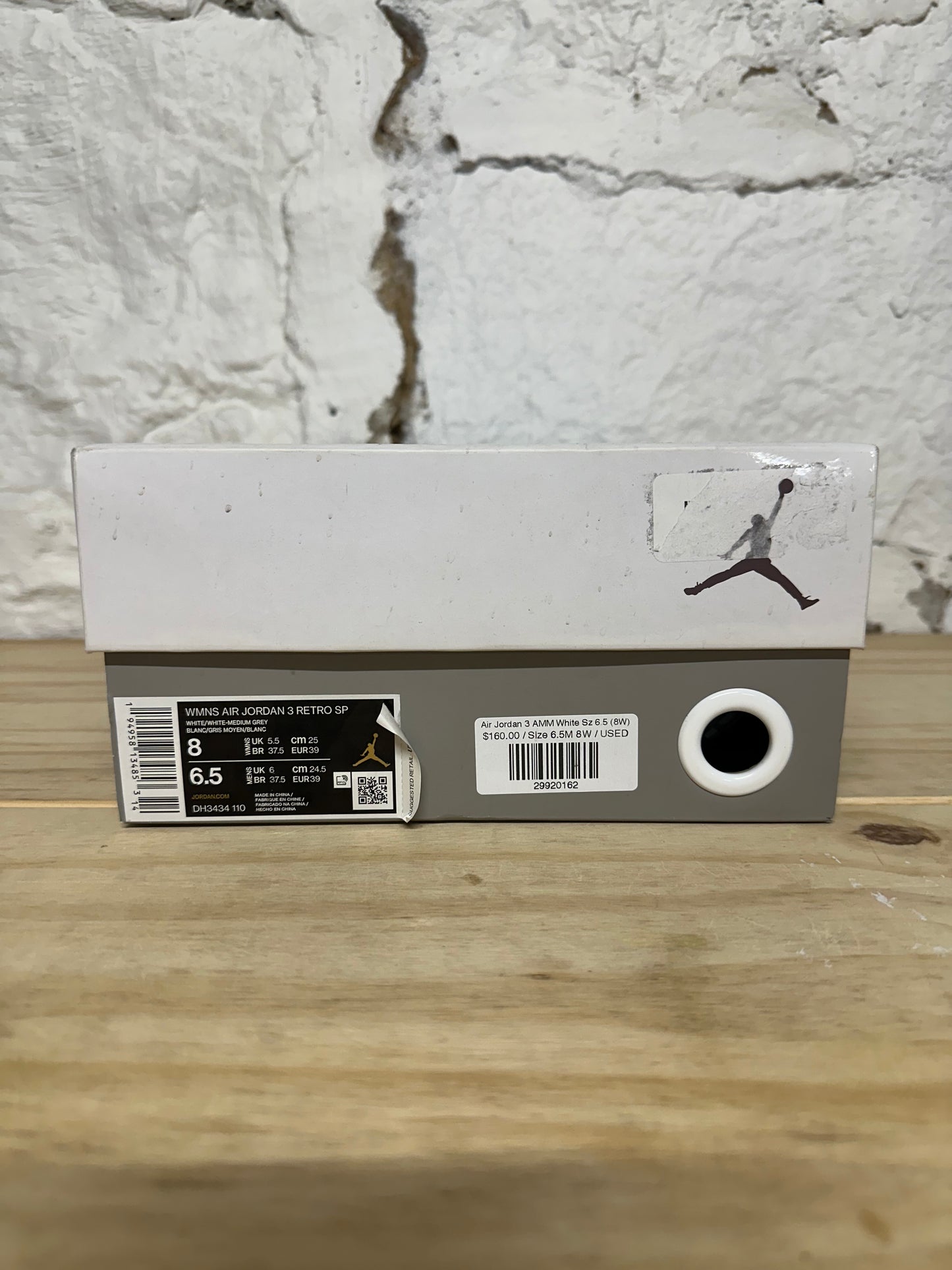 Air Jordan 3 A Ma Maniere Sz 6.5 (8W)