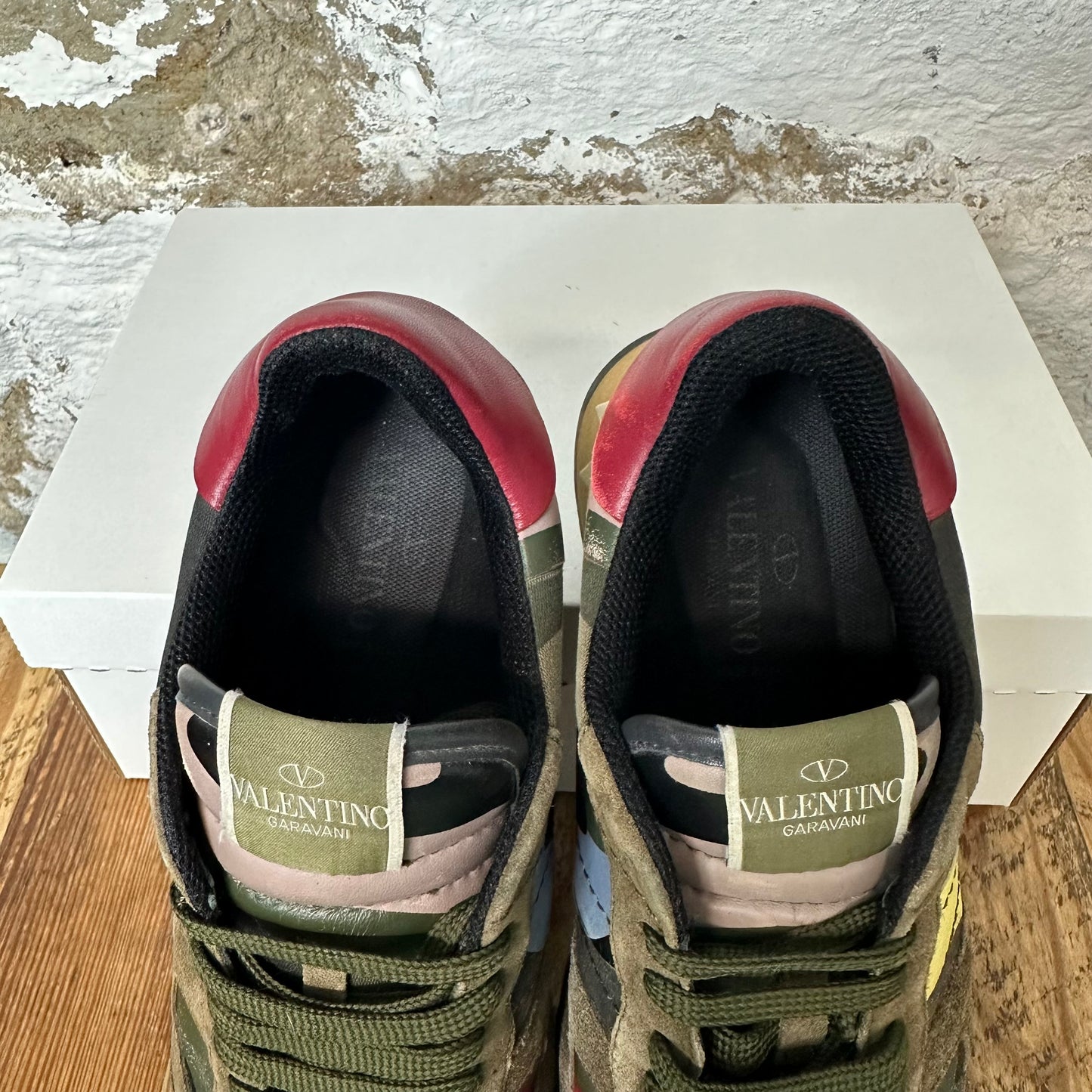 Valentino Multi Camo Rock Runner Sneaker Sz 10 (43) No Box