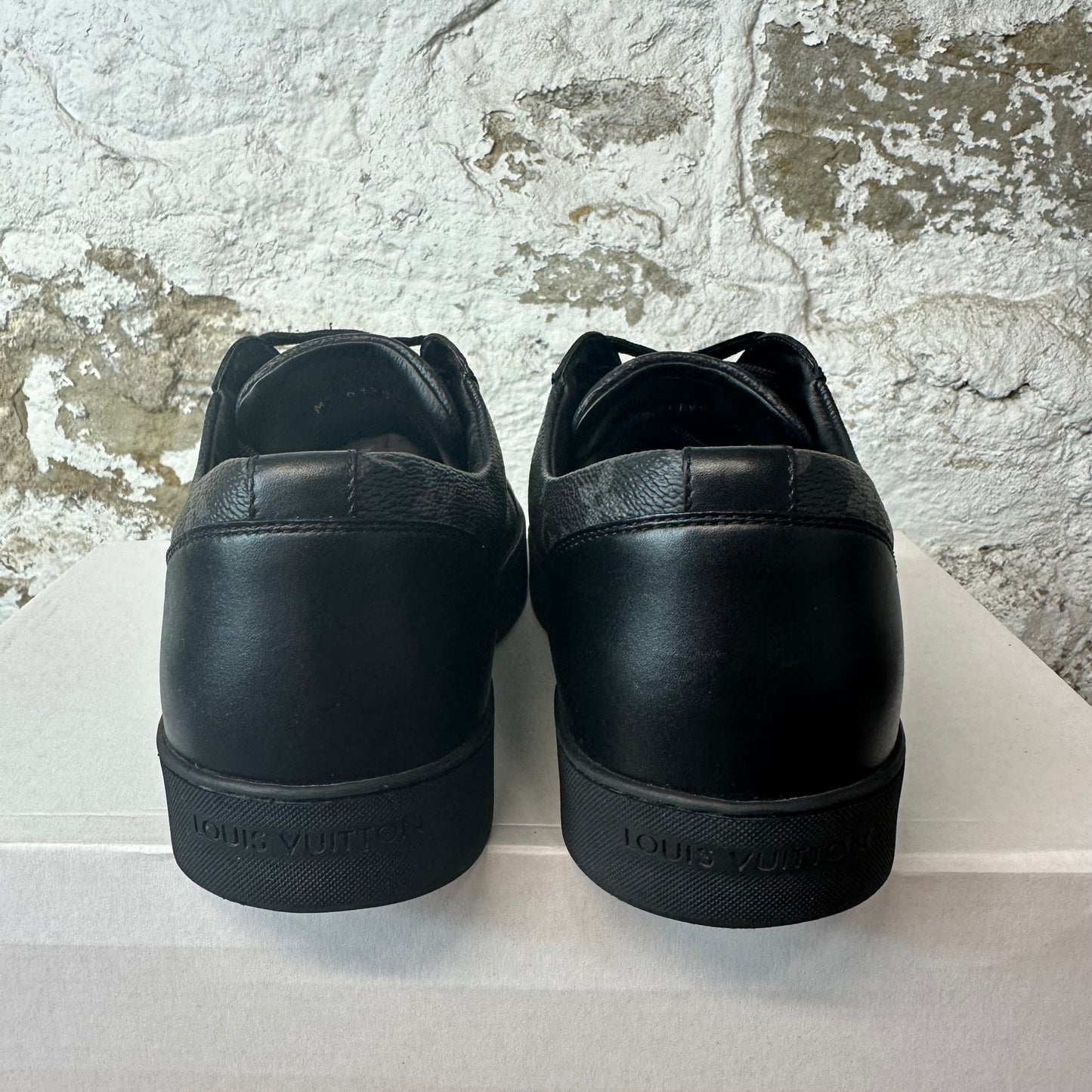 Louis Vuitton Graphite Monogram Match Up Sneaker Sz 10.5 (9LV)