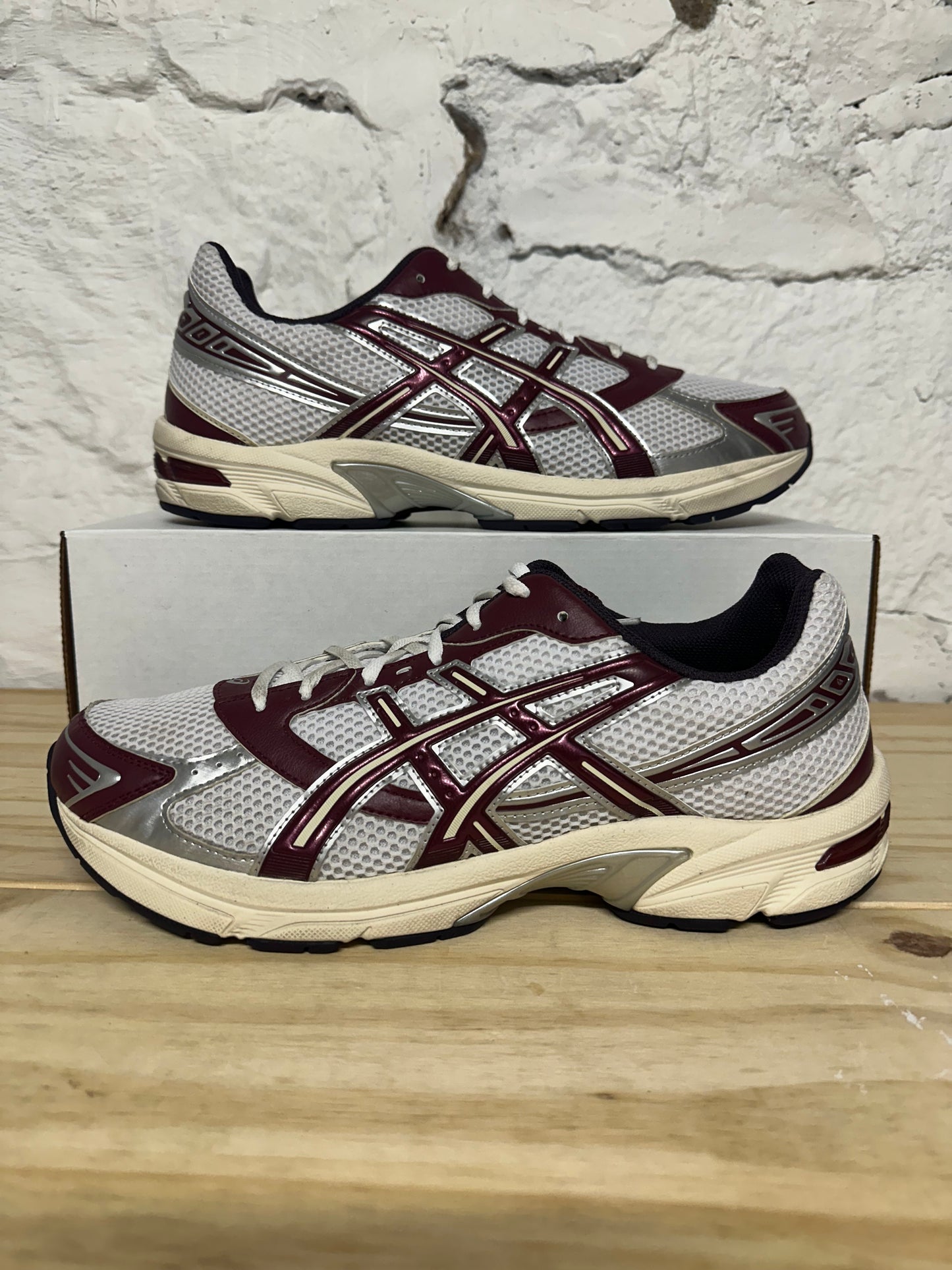 Asics Gel-1130 Maroon White Sz 12