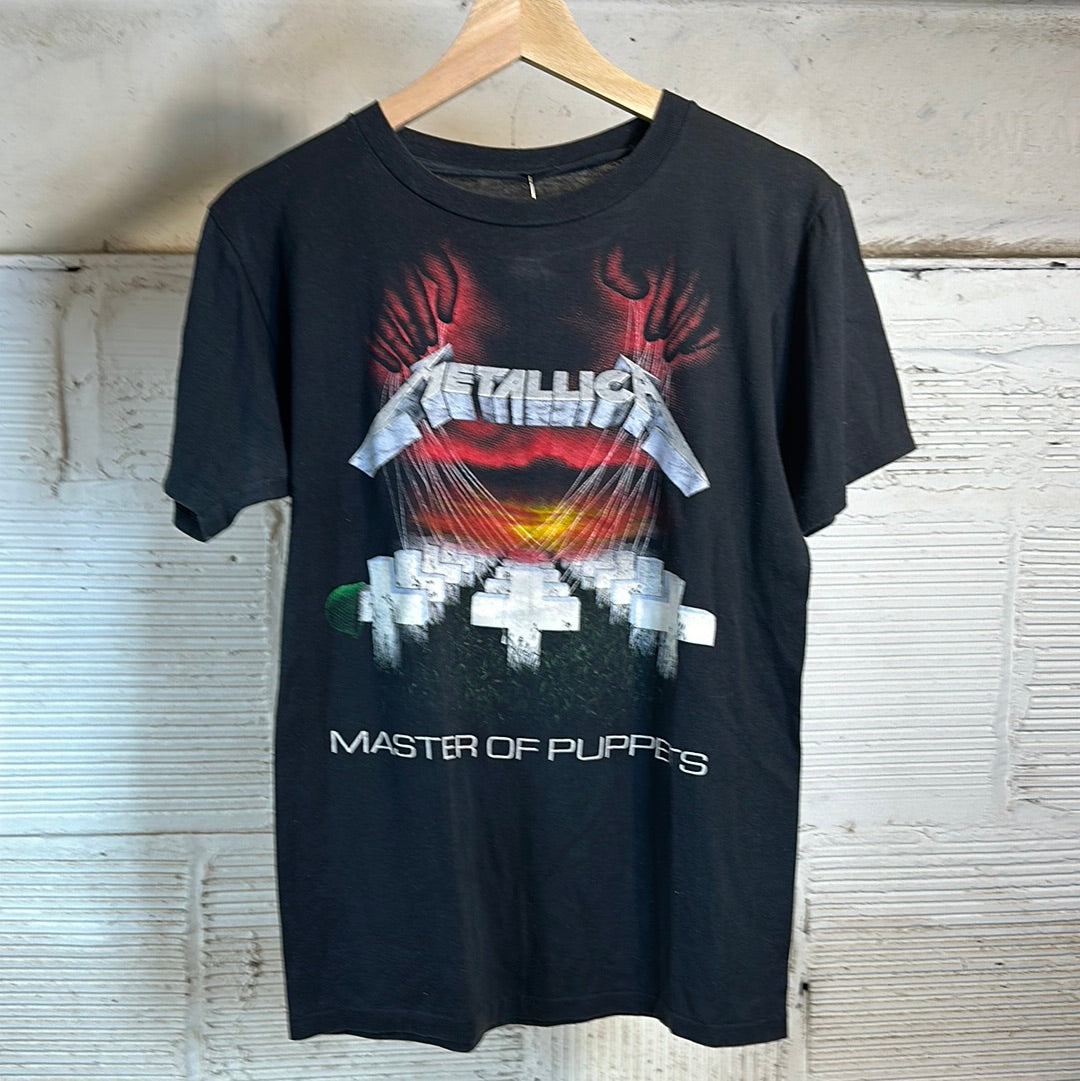 Metallica Master of Puppets Black Tee Sz S