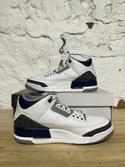 Air Jordan 3 Midnight Navy Sz 9