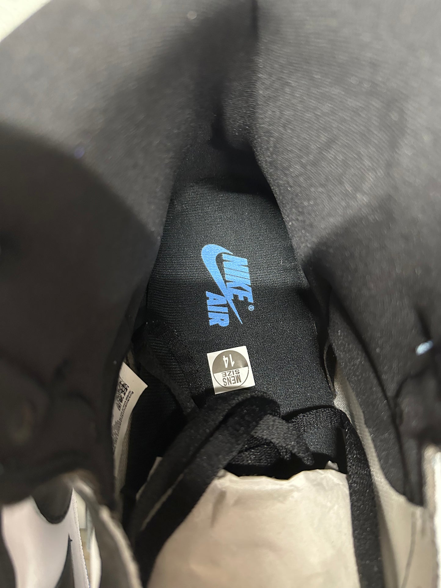 Air Jordan 1 High UNC Toe Sz 14 DS