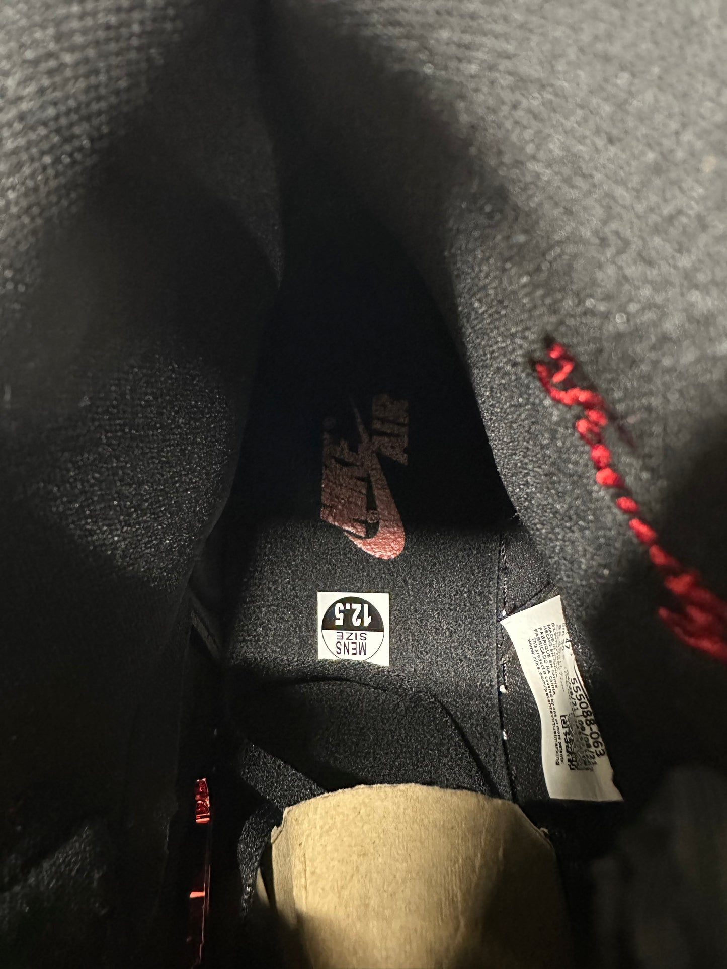 Air Jordan 1 High Patent Bred Sz 12.5 DS