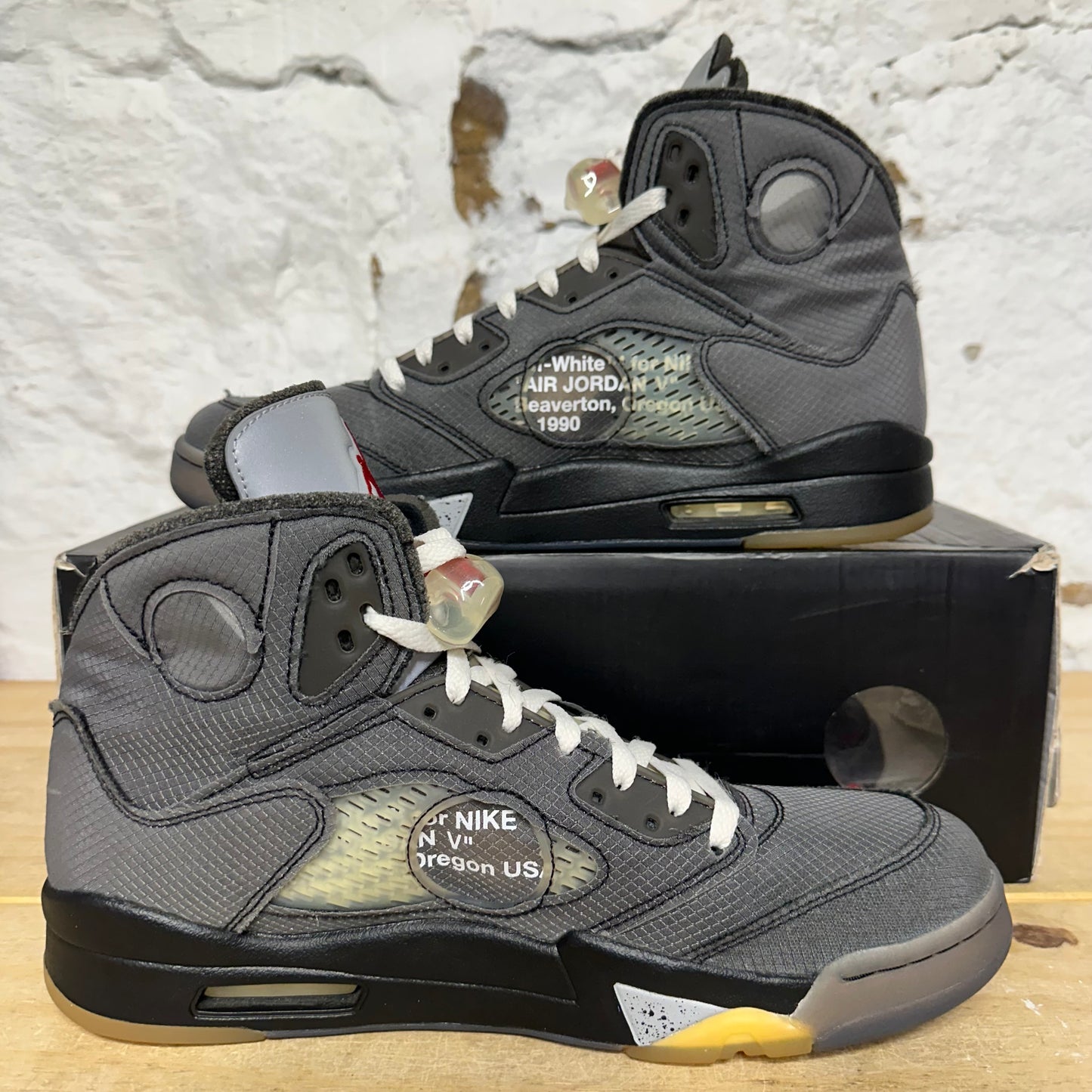 Air Jordan 5 Off-White Muslin Sz 12