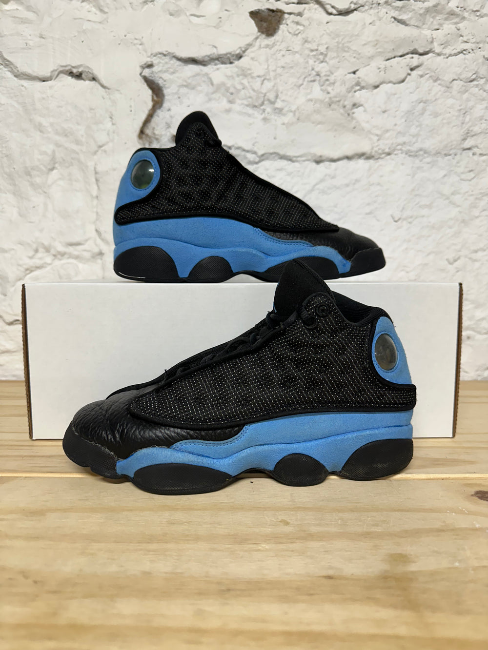 Air Jordan 13 Black University Blue Sz 4.5Y