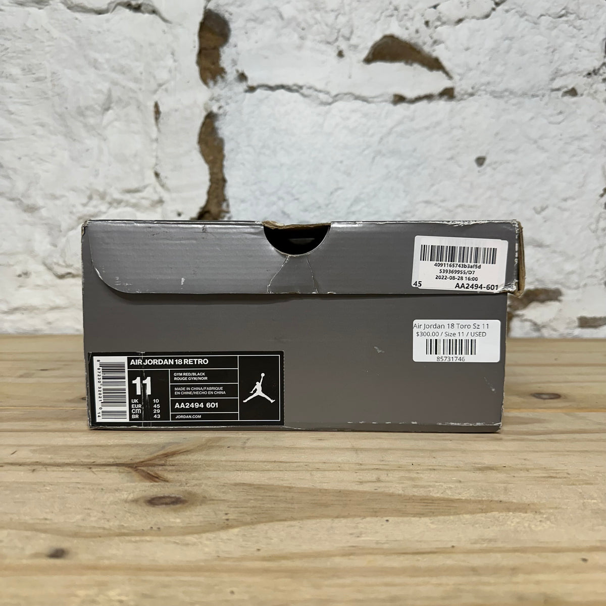 Air Jordan 18 Toro Sz 11