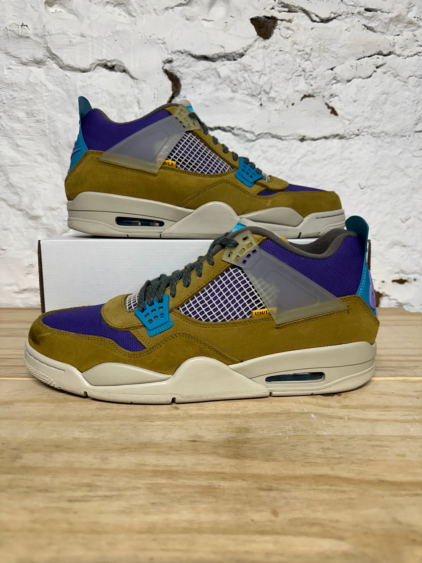 Air Jordan 4 Union Desert Moss Sz 14