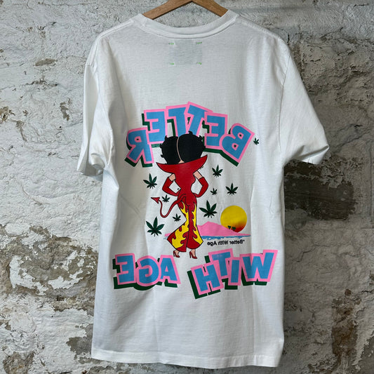 Better With Age Boop T-shirt White Sz L