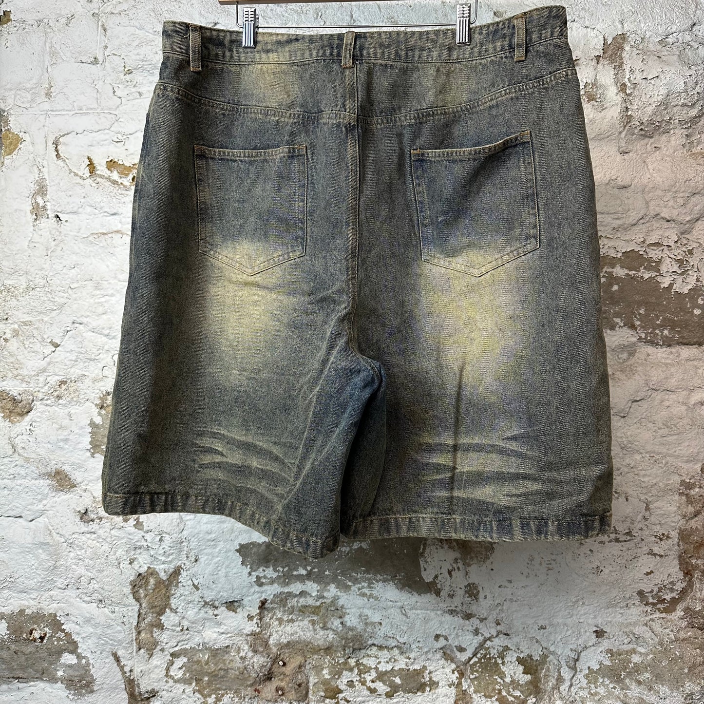 Vale Skittles Blue Jean Shorts Sz 36